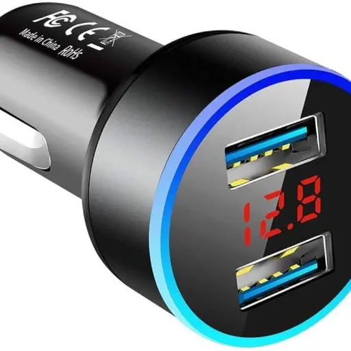 Dual USB Car Charger – 3.1A Fast Charging